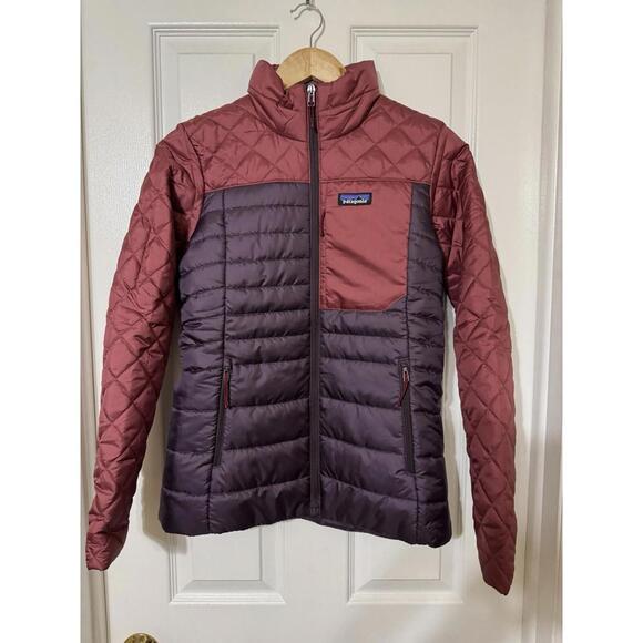 Patagonia Women's XS Radalie Full-Zip Quilted Insulated Jacket Obsidian Plum NEW - Picture 5 of 14
